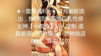 ★☆震撼福利☆★12月最新流出，推特顶级SS级巨乳性感女神【小鲅鱼】私人定制 道具紫薇、户外露出、各种挑逗裸舞，炸裂 (10)