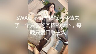 SWAG 不给肉棒就坏坏请来了一个只爱吃肉棒的女仆，每晚只爱口爆主人