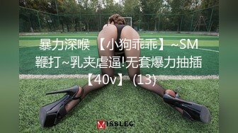 暴力深喉 【小狗乖乖】~SM鞭打~乳夹虐逼!无套爆力抽插【40v】 (13)