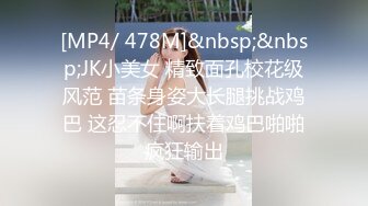 [MP4/ 478M]&nbsp;&nbsp;JK小美女 精致面孔校花级风范 苗条身姿大长腿挑战鸡巴 这忍不住啊扶着鸡巴啪啪疯狂输出